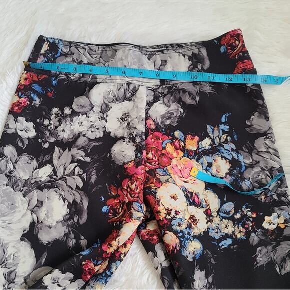 Abercrombie & Fitch Black Floral High Rise Leggings Small - Picture 7 of 10